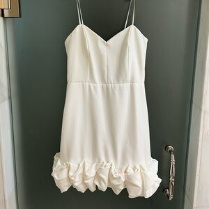 DO+BE White Strapless Mini Dress